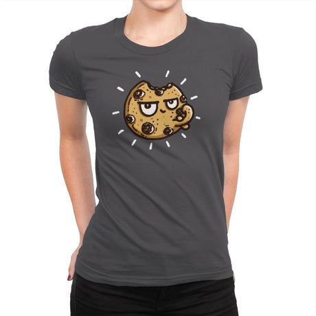 Tough Cookie - Womens Premium T-Shirts RIPT Apparel Small / Heavy Metal