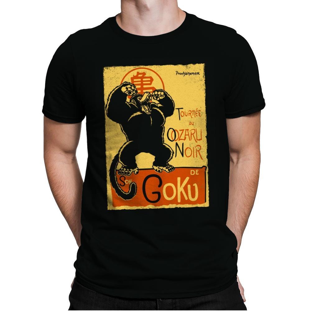 Tournee du Oozaru Noir - Mens Premium T-Shirts RIPT Apparel