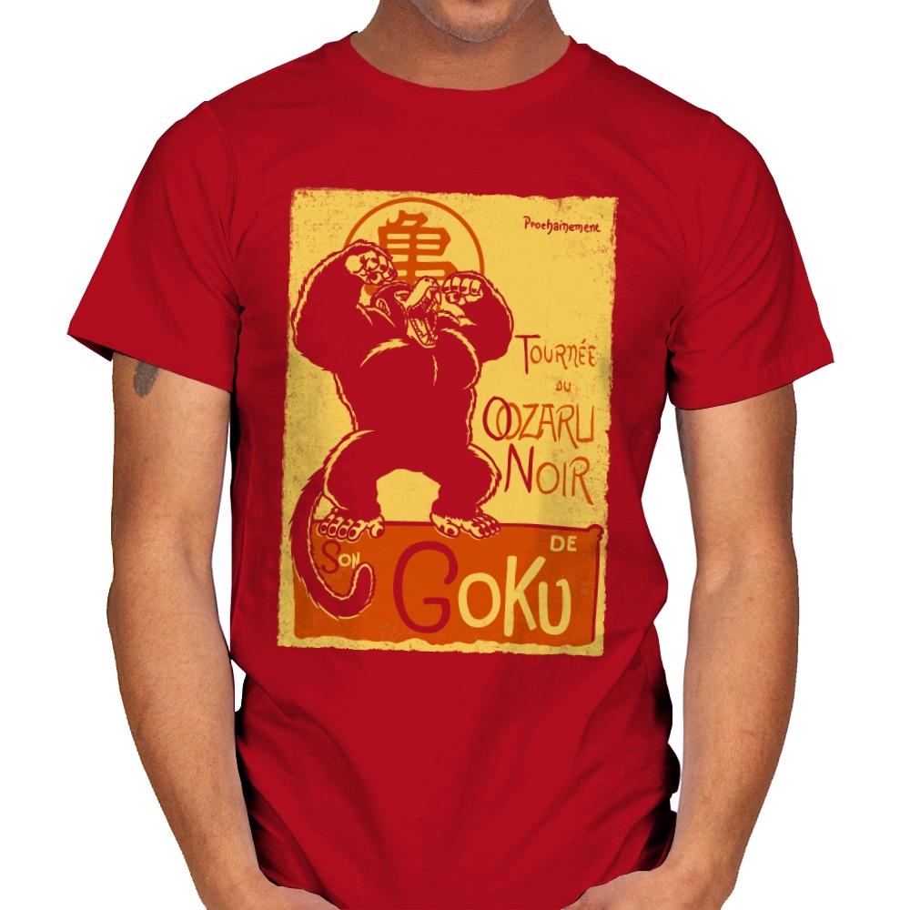 Tournee du Oozaru Noir - Mens T-Shirts RIPT Apparel Small / Red