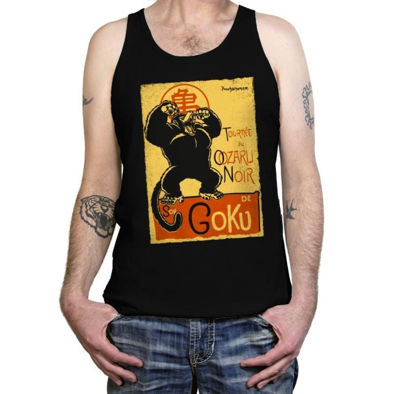 Tournee du Oozaru Noir - Tanktop Tanktop RIPT Apparel X-Small / Black