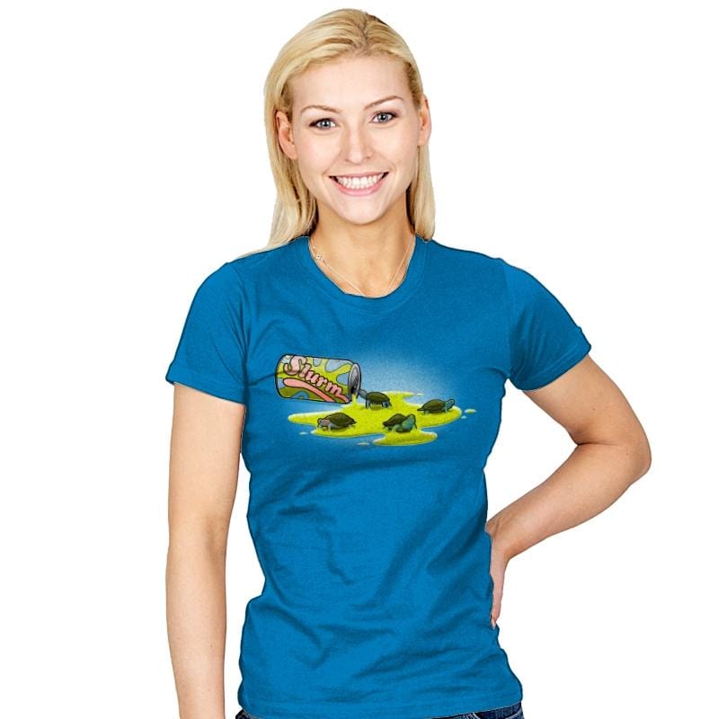 Toxic Drink - Womens T-Shirts RIPT Apparel Small / Turquoise