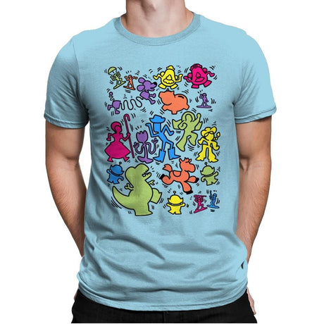 Toy Art - Mens Premium T-Shirts RIPT Apparel Small / Light Blue