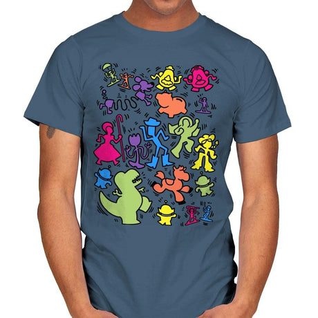 Toy Art - Mens T-Shirts RIPT Apparel Small / Indigo Blue