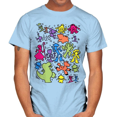 Toy Art - Mens T-Shirts RIPT Apparel Small / Light Blue