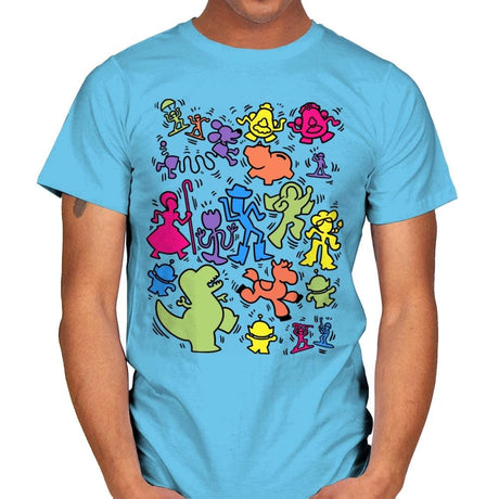 Toy Art - Mens T-Shirts RIPT Apparel Small / Sky