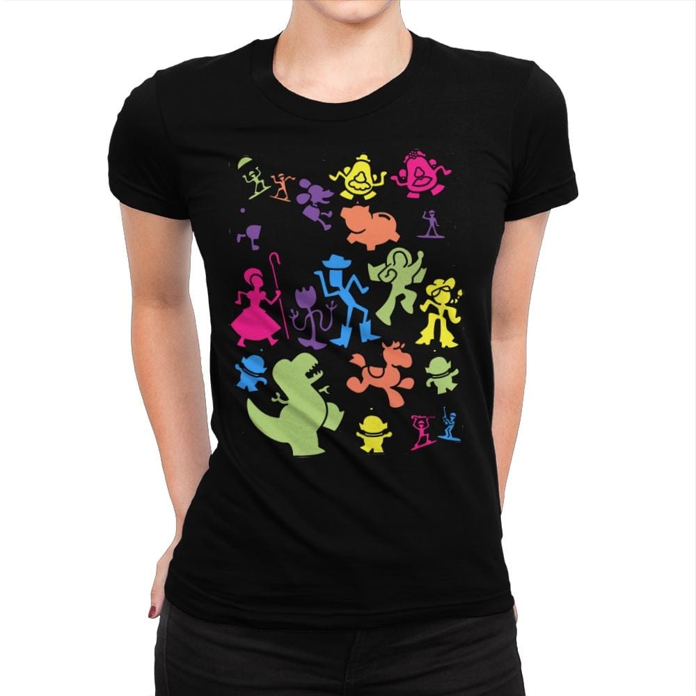 Toy Art - Womens Premium T-Shirts RIPT Apparel Small / Indigo