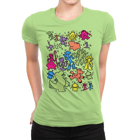 Toy Art - Womens Premium T-Shirts RIPT Apparel Small / Mint