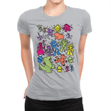 Toy Art - Womens Premium T-Shirts RIPT Apparel Small / Silver