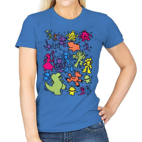 Toy Art - Womens T-Shirts RIPT Apparel Small / Iris