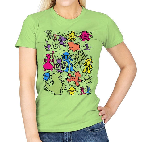 Toy Art - Womens T-Shirts RIPT Apparel Small / Mint Green
