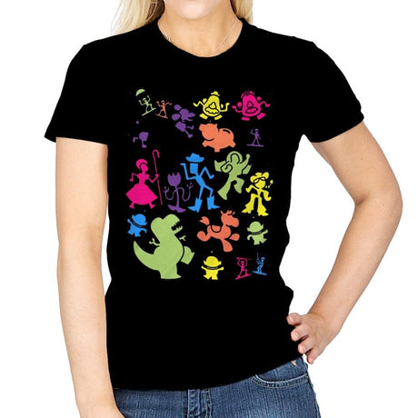 Toy Art - Womens T-Shirts RIPT Apparel Small / Navy