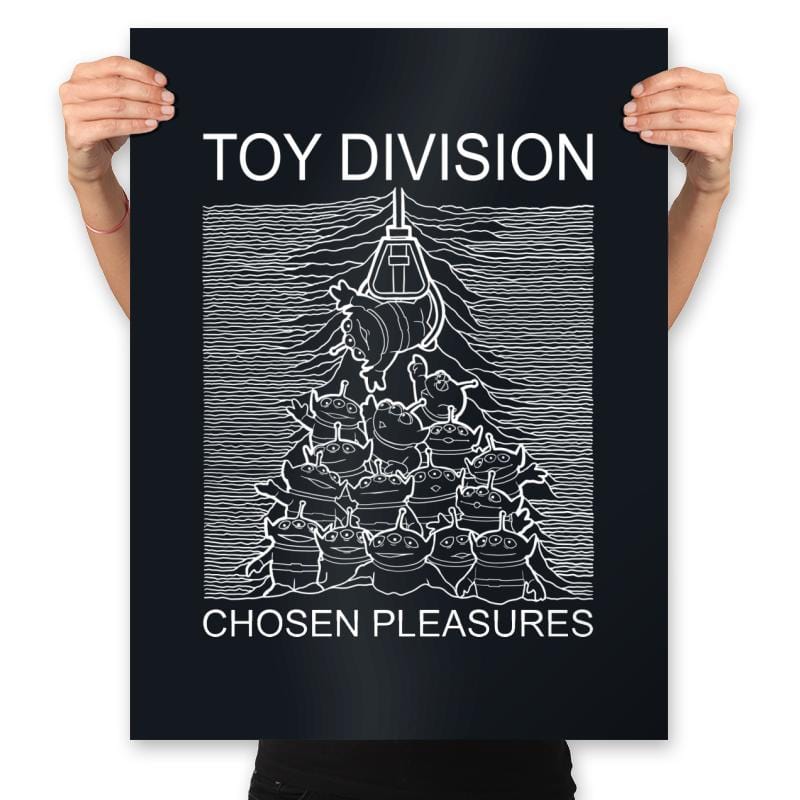 Toy Division - Chosen Pleasures - Prints Posters RIPT Apparel 18x24 / Black