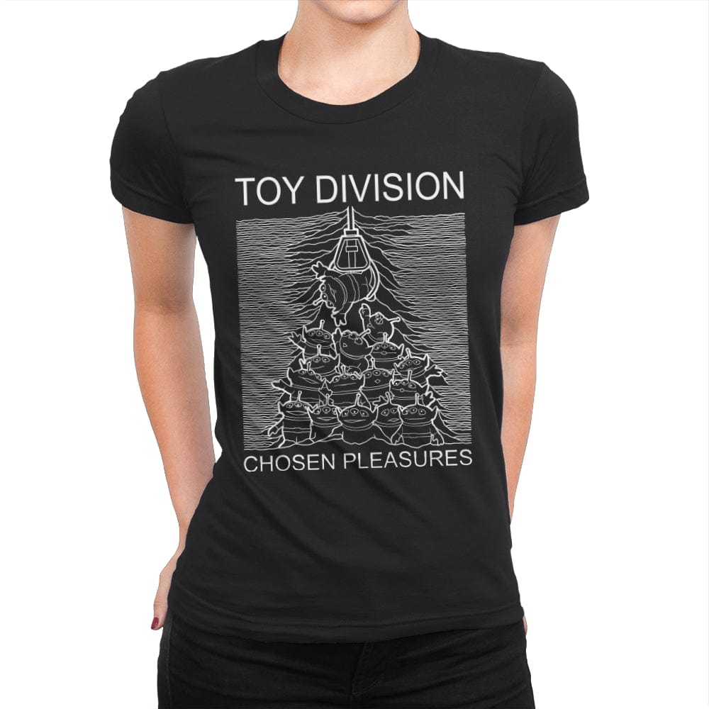 Toy Division - Chosen Pleasures - Womens Premium T-Shirts RIPT Apparel Small / Black