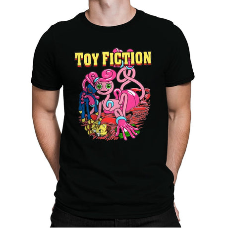 Toy Fiction - Mens Premium T-Shirts RIPT Apparel Small / Black