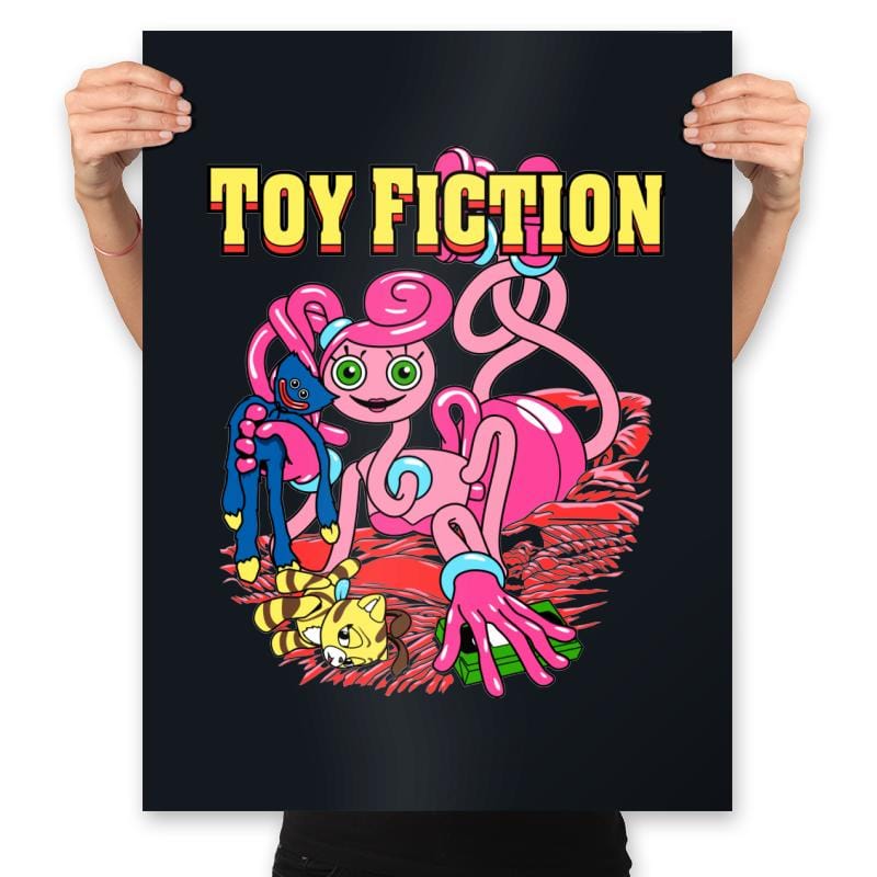 Toy Fiction - Prints Posters RIPT Apparel 18x24 / Black