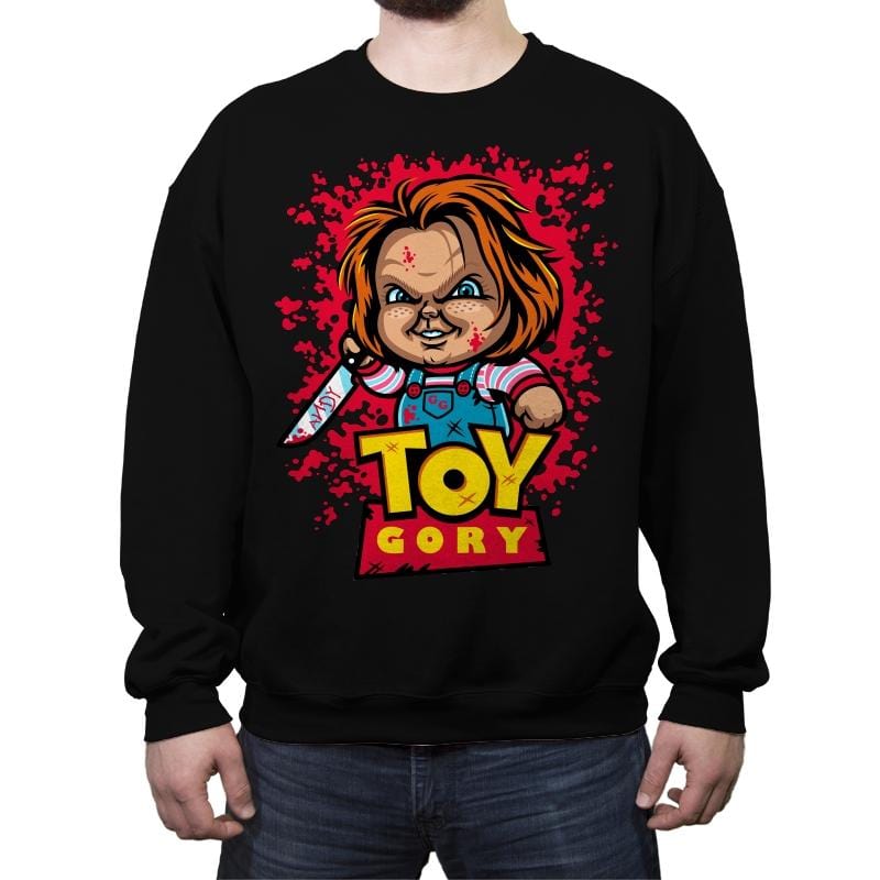 Toy Gory - Crew Neck Sweatshirt Crew Neck Sweatshirt RIPT Apparel