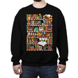 Toy's Library - Crew Neck Sweatshirt Crew Neck Sweatshirt RIPT Apparel Small / Black