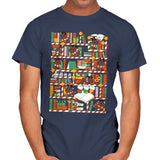 Toy's Library - Mens T-Shirts RIPT Apparel Small / Navy