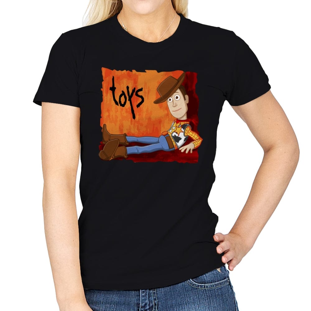 Toys Issues - Womens T-Shirts RIPT Apparel Small / Black