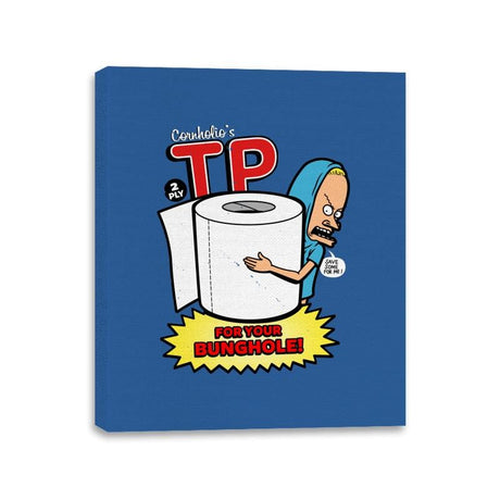 TP for your Bunghole - Canvas Wraps Canvas Wraps RIPT Apparel 11x14 / Royal