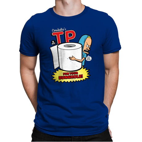 TP for your Bunghole - Mens Premium T-Shirts RIPT Apparel Small / Royal