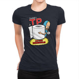 TP for your Bunghole - Womens Premium T-Shirts RIPT Apparel Small / Midnight Navy