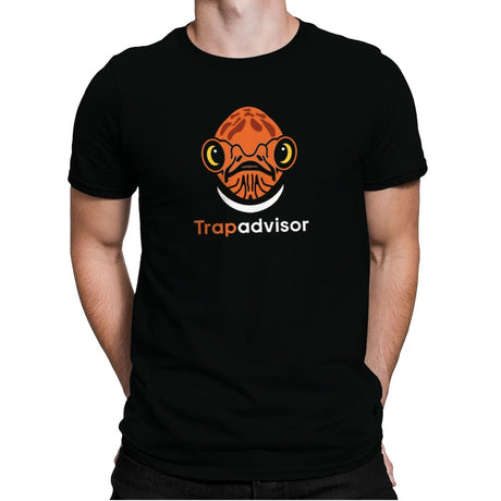 Trapadvisor - Mens Premium T-Shirts RIPT Apparel Small / Black