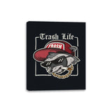 Trash Life Raccoon - Canvas Wraps Canvas Wraps RIPT Apparel 8x10 / Black