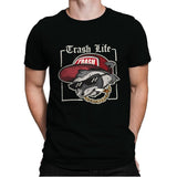 Trash Life Raccoon - Mens Premium T-Shirts RIPT Apparel Small / Black
