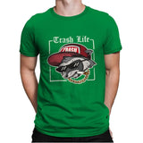 Trash Life Raccoon - Mens Premium T-Shirts RIPT Apparel Small / Kelly
