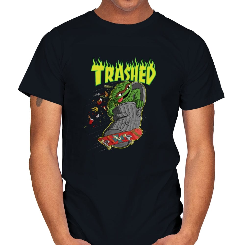 Trashed - Mens T-Shirts RIPT Apparel Small / Black