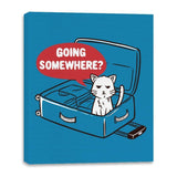 Travel Bag Cat - Canvas Wraps Canvas Wraps RIPT Apparel 16x20 / Sapphire
