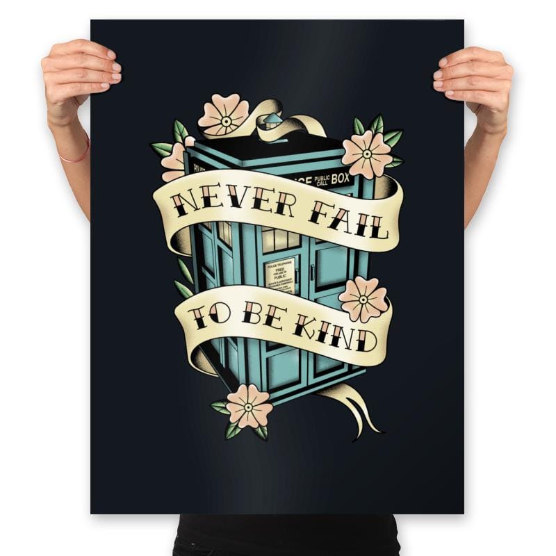Traveler Tattoo - Prints Posters RIPT Apparel 18x24 / Black