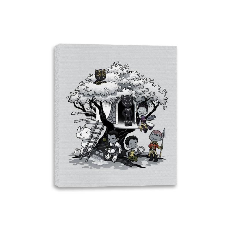 Tree House - Canvas Wraps Canvas Wraps RIPT Apparel 8x10 / Silver