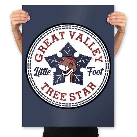 Tree Star! - Prints Posters RIPT Apparel 18x24 / Navy