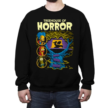 Treehouse of Horror - Crew Neck Sweatshirt Crew Neck Sweatshirt RIPT Apparel Small / Black