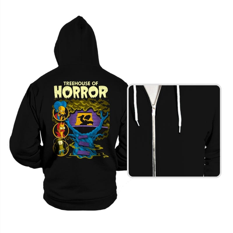 Treehouse of Horror - Hoodies Hoodies RIPT Apparel Small / Black