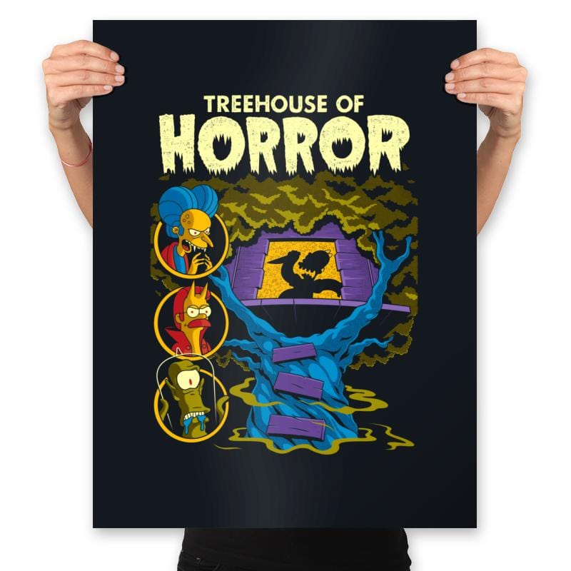 Treehouse of Horror - Prints Posters RIPT Apparel 18x24 / Black