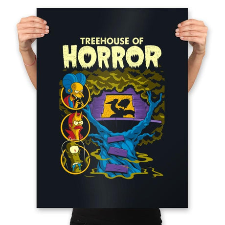 Treehouse of Horror - Prints Posters RIPT Apparel 18x24 / Black