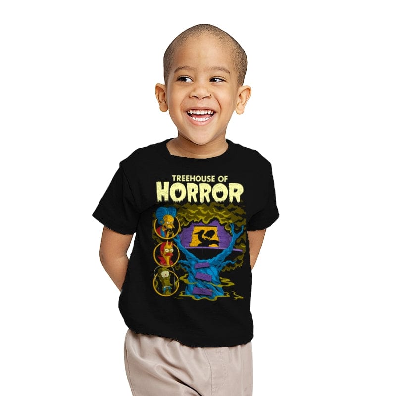 Treehouse of Horror - Youth T-Shirts RIPT Apparel X-small / Black
