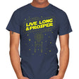 Trek Wars - Mens T-Shirts RIPT Apparel Small / Navy