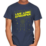 Trek Wars - Mens T-Shirts RIPT Apparel Small / Navy