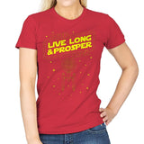 Trek Wars - Womens T-Shirts RIPT Apparel Small / Red