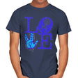 Trekkie Love - Mens T-Shirts RIPT Apparel Small / Navy