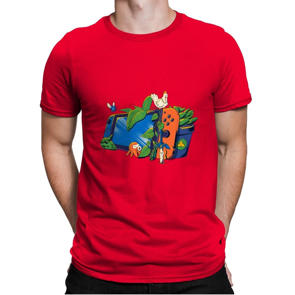 Tri Adventure - Mens Premium T-Shirts RIPT Apparel Small / Red