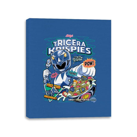 Tricera Krispies - Canvas Wraps Canvas Wraps RIPT Apparel 11x14 / Royal