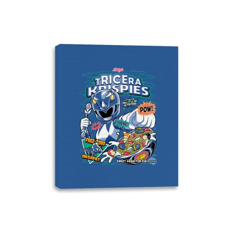Tricera Krispies - Canvas Wraps Canvas Wraps RIPT Apparel 8x10 / Royal