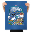 Tricera Krispies - Prints Posters RIPT Apparel 18x24 / Royal