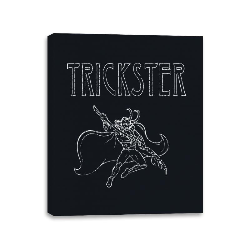 Trickster - Canvas Wraps Canvas Wraps RIPT Apparel 11x14 / Black