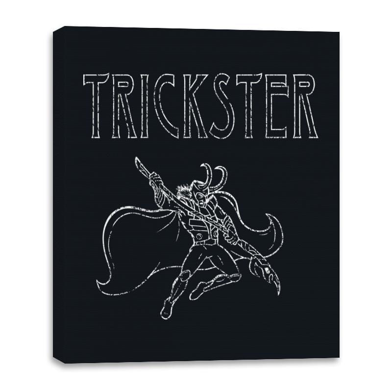 Trickster - Canvas Wraps Canvas Wraps RIPT Apparel 16x20 / Black